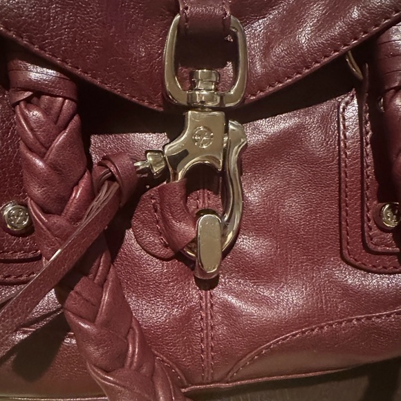 Francesco Biasia Deep Red Shoulder Bag - Picture 3 of 7